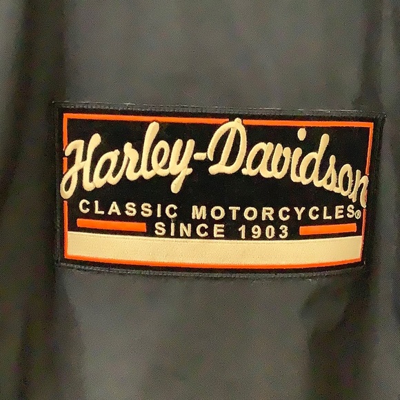 Nexgen Harley Davidson embroidered patches Motorcycle Zip out liner jacket SZ M - Picture 4 of 16
